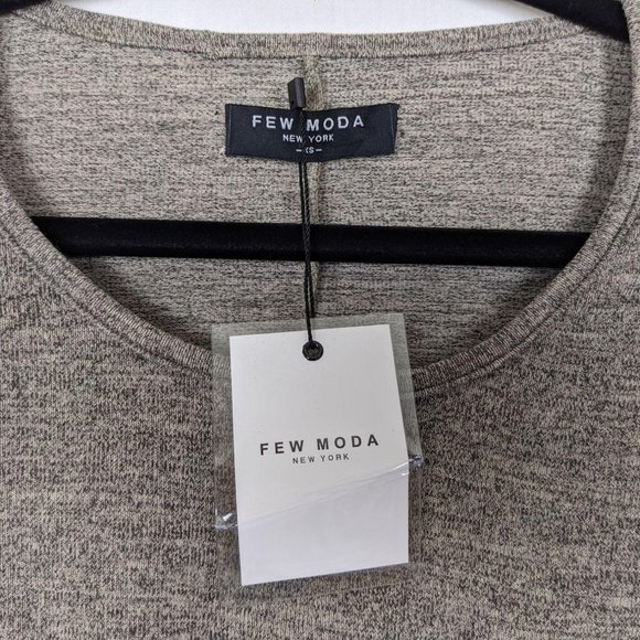 FEW MODA New York comfortable gray twist shirt dre - Picture 9 of 9